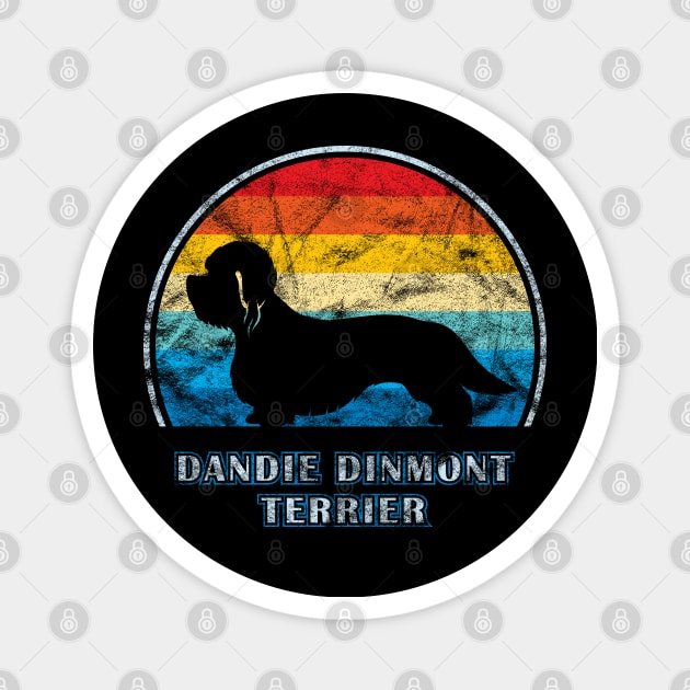 Dandie Dinmont Terrier Vintage Design Dog Magnet by millersye